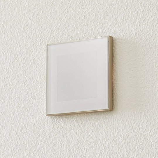 BEGA Accenta seinäuppo kulmikas rengas teräs 160lm