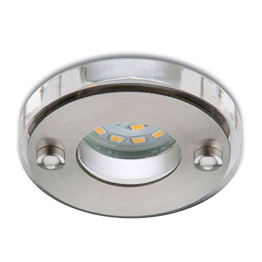 Matta nikkeli LED-uppokohdevalaisin Nikas IP23