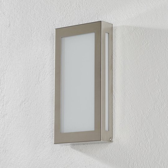 LED-ulkoseinälamppu 118LED, ruostumaton teräs