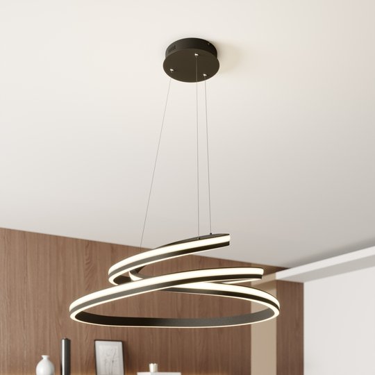 Lucande Emlyn -LED-riippuvalaisin, 80 cm