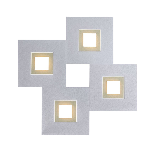 GROSSMANN Karree 4x, 50x50cm alumiini, samppanja
