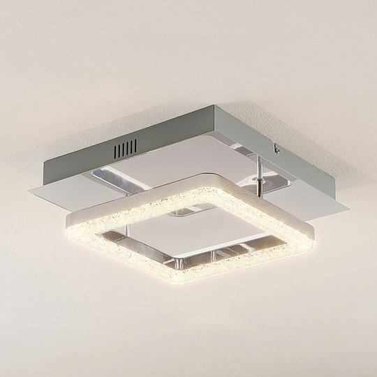 Lindby Charleen -LED-kattovalo, kromattu