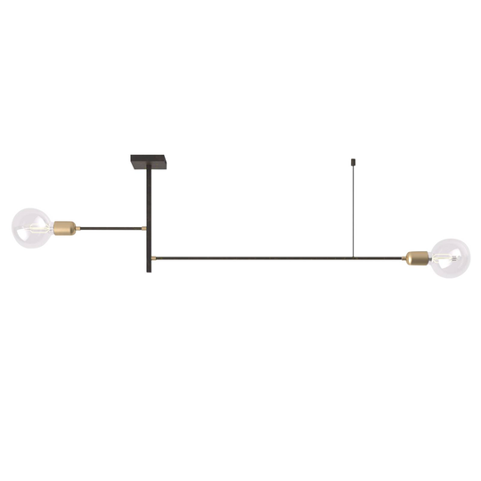 Agò-design-kattovalaisin, hajautettu, 2-lamppuinen