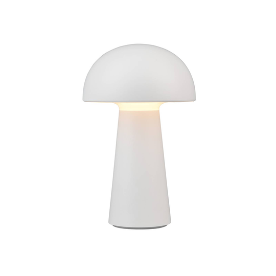 LED-pöytälamppu Lennon, akku, valkoinen