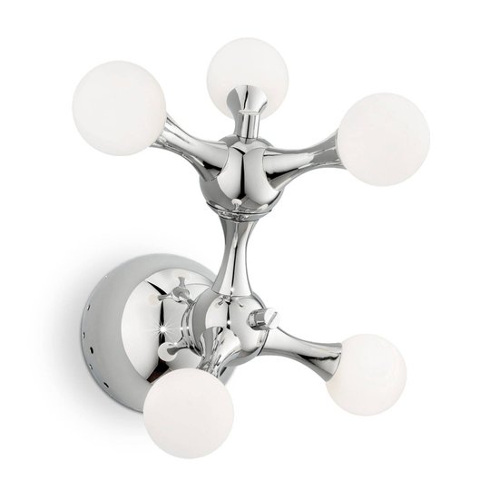Seinävalaisin Nodi Bianco, 5-lamppuinen, G4