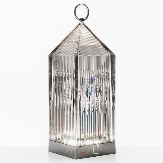Kartell Lantern -LED-pöytälamppu, savunharm. IP54