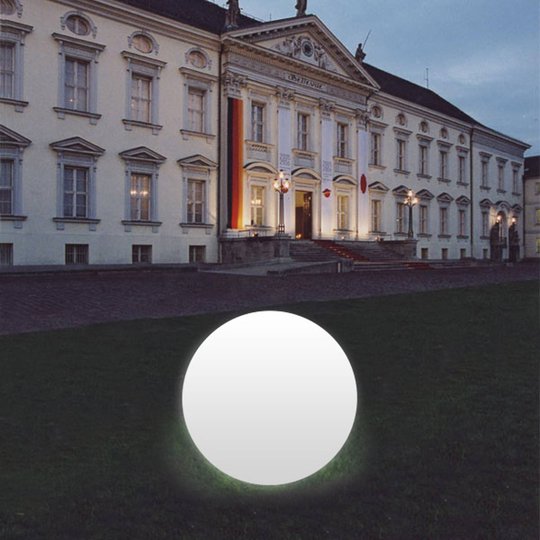 Pallovalaisin Snowball valk., alumiinijalka 80 cm