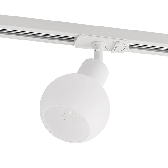Lindby Maart -LED-spotti 1-vaihekiskoon, valkoinen