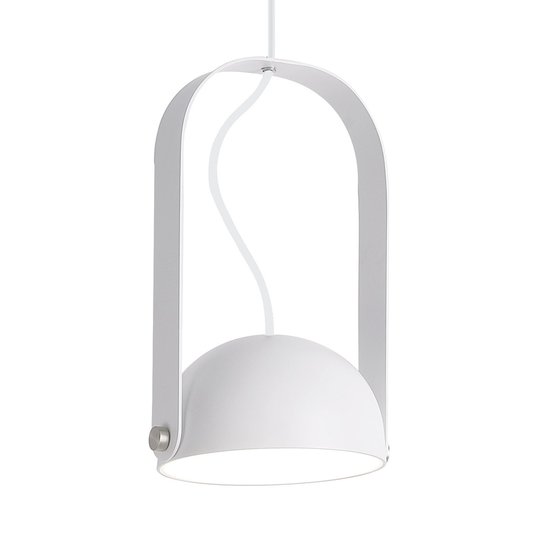 LED-riippuvalaisin Hemi, käännettävä, valkoinen