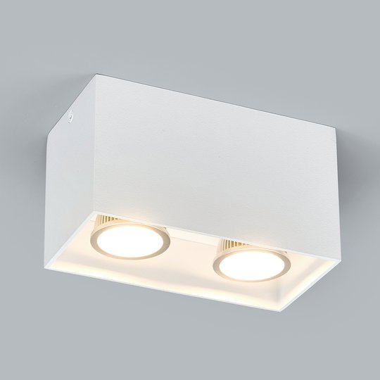 2-lamp. Pinta-asennettava downlight Carson, valk.