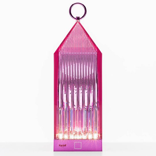 Kartell Lantern -LED-pöytälamppu, liila, IP54