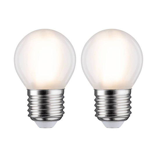 Paulmann-LED-pisaralamppu E27 5W 2700K matta, 2kpl