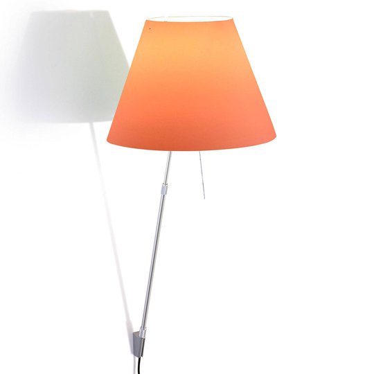 Luceplan Costanza -seinävalo D13a alumiini/puuteri