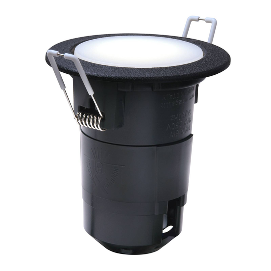 Teresa 90 -LED-alasvalo, GU10, CCT, 6W, musta