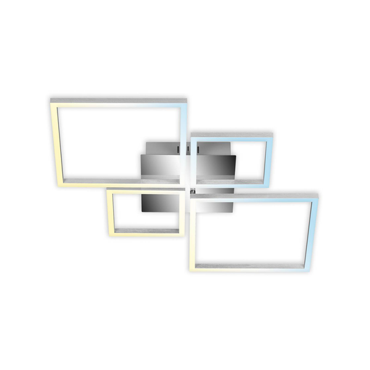 LED-kattovalaisin Frame CCT 4-lamppuinen, alumiini