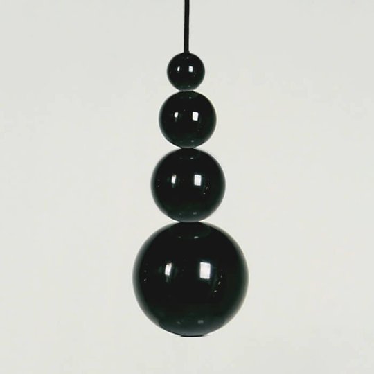Innermost Bubble -riippuvalo, musta