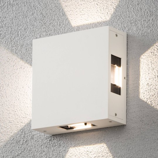 Cremona – LED-ulkoseinävalaisin, säädettävä, valk.