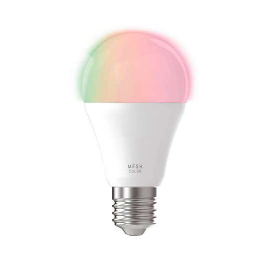 LED-lamppu connect E27 9W LED RGB perusvalkoinen