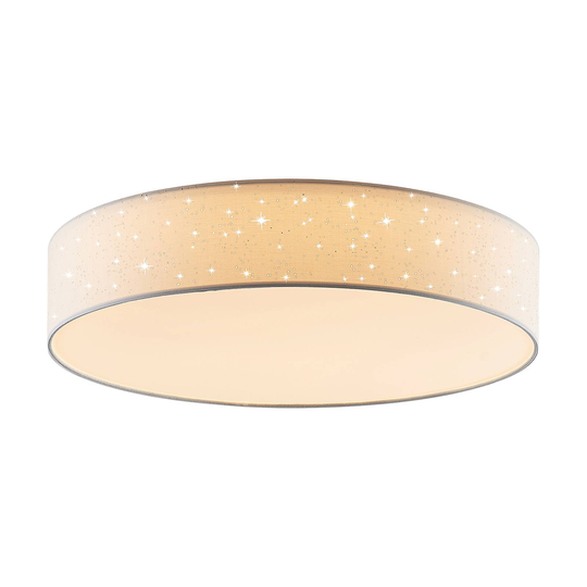 Lindby Ellamina -LED-kattovalaisin 60 cm valkoinen