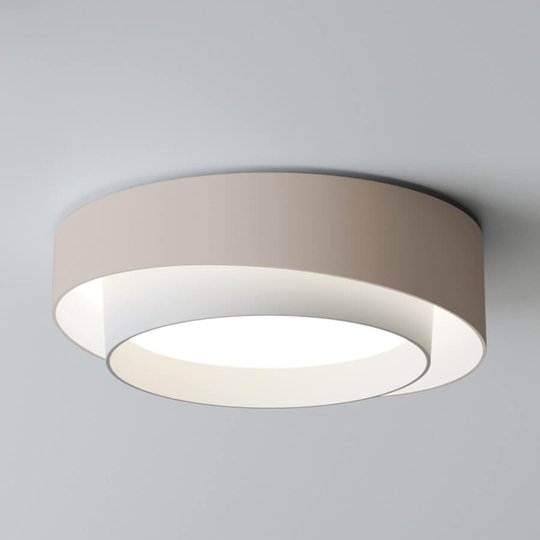 Valovoimainen LED-kattovalaisin Centric, kerma