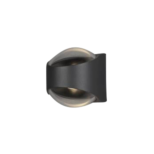 Bitonto-LED-ulkoseinävalo 2-lamppuinen antrasiitti