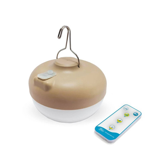 Newgarden Cherry -LED-koristevalaisin beige/valk.