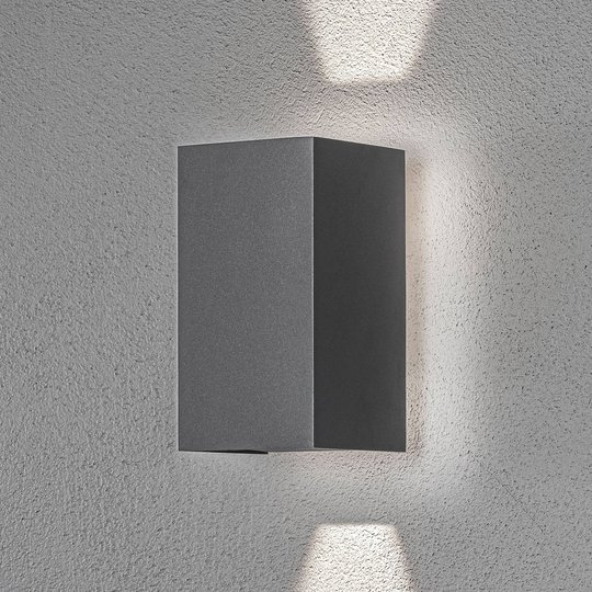 LED-ulkoseinälamppu Cremona taustavalolla
