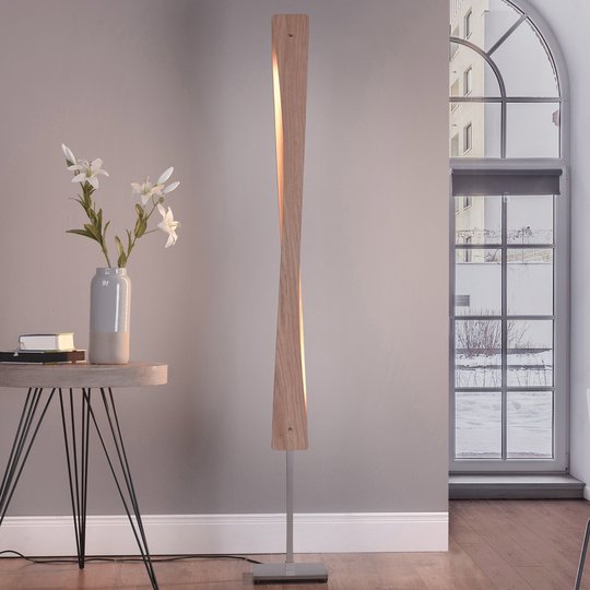 Lucande Lian LED-lattiavalaisin, tammi