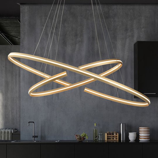 LED-riippuvalaisin Elipse soikea malli, 120x60 cm