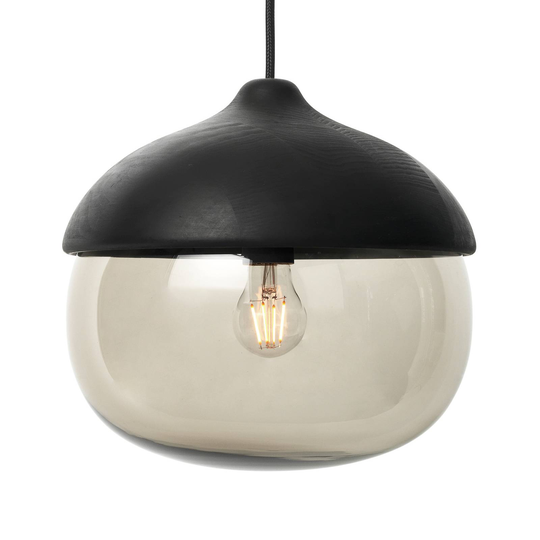 Mater Terho L -riippuvalo, musta/savu, Ø 33 cm