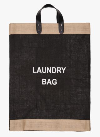 Laundry Bag pyykkikori musta