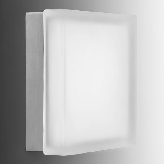 Moderni LED-seinävalaisin Briq 02L, perusvalk.