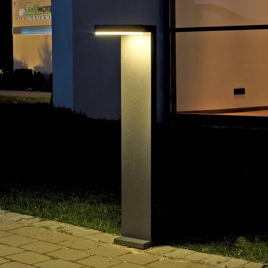 Alumiininen Tamar-LED-pylväsvalaisin, antrasiitti