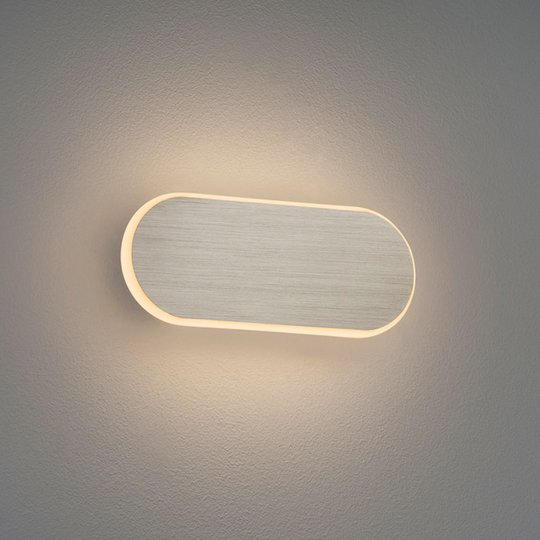 LED-seinävalo Carlo, Switchdim, 20cm, mattanikkeli