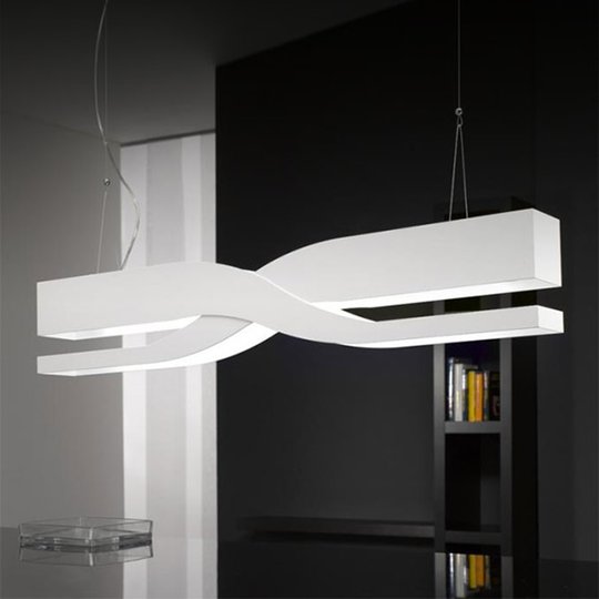 Fifi – valkoinen design-riippuvalaisin, 60 cm