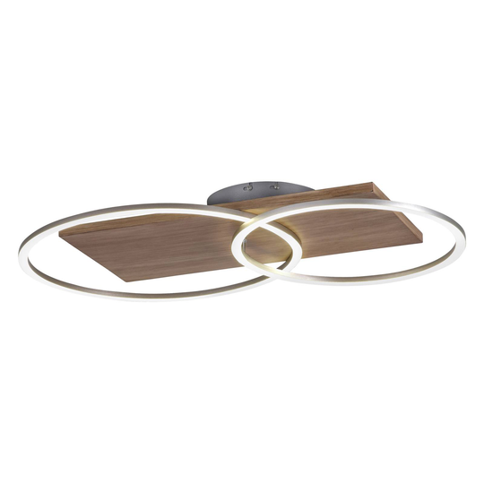 Paul Neuhaus Palma -LED-kattovalo CCT 2 rengasta