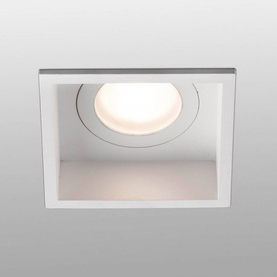 Uppokohdevalo Hyde 1-lamp. kulmikas IP44 valkoinen