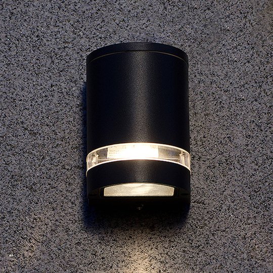 Kaunis Focus-ulkoseinävalaisin 1-lamp. antrasiitti