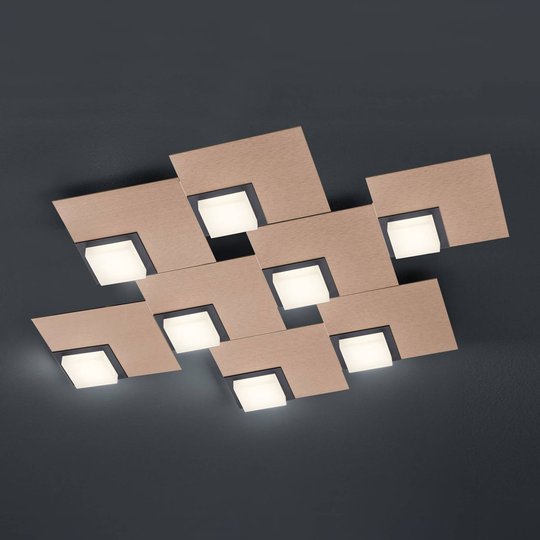 BANKAMP Quadro LED-kattovalaisin 64W, ruusukulta