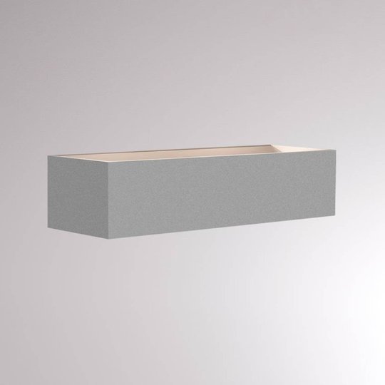 LOUM Foro -LED-seinävalaisin 2 700 K, 30 cm, hopea