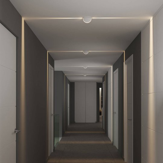 LED-kattouppovalaisin Spectra Recessed, IP54