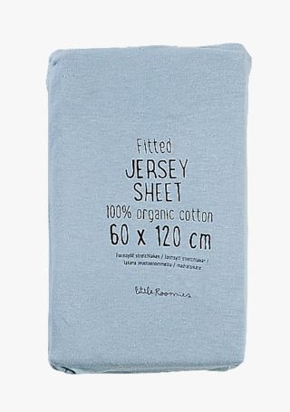 Jersey formsydd muotoonommeltu aluslakana vaaleansininen