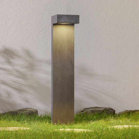 LED-pylväsvalaisin Paletti, kulmikas, musta