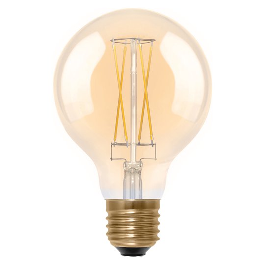 SEGULA LED-globe-lamppuE27 G80 6W 2000K kulta