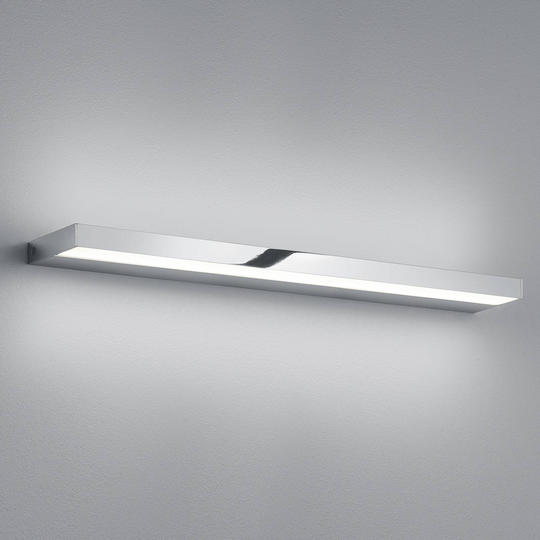 Helestra Slate -LED-seinävalaisin, kromi, 60 cm