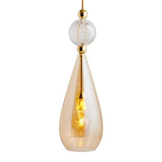 EBB & FLOW Smykke L gold kulta-savu crystal swirl