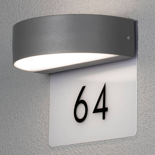 Moderni LED-talonnumerovalaisin Monza, sis. luvut