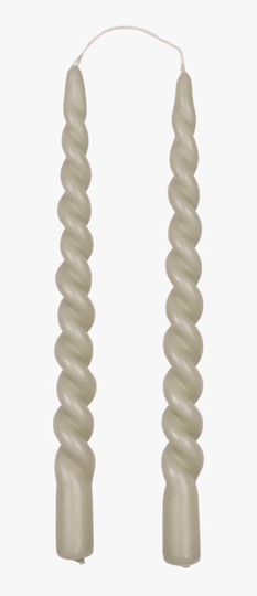 Twisted kruunukynttilä pellava