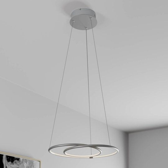 Lindby Lucy LED-riippuvalaisin, 45 cm, alumiini