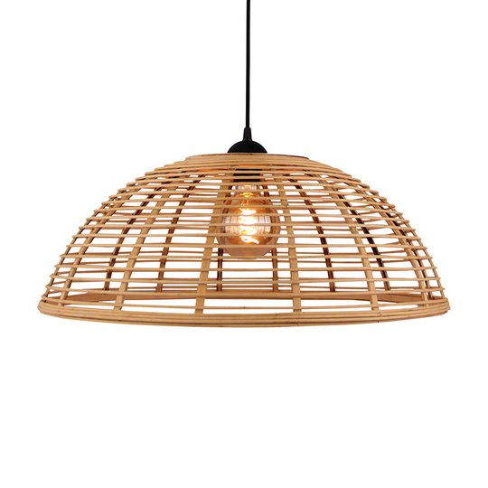 Riippuvalo Crosstown bambuvarjostin vaalea Ø48cm